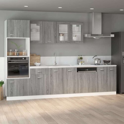  Spodnja omarica siva sonoma 80x46x81,5 cm inženirski les, (20824159) Slike