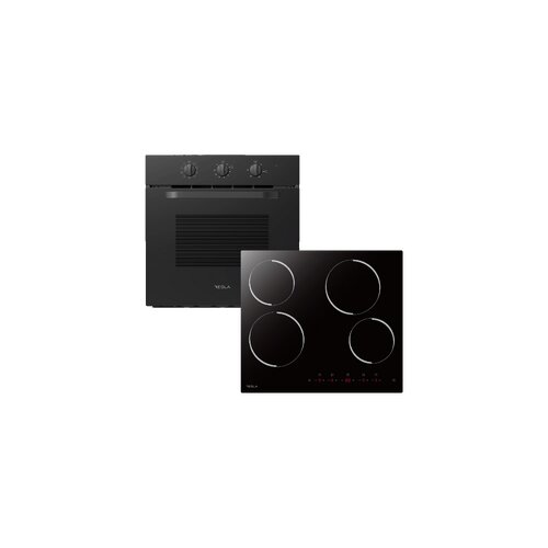 Tesla Ugradni set BO302MB+HV6401MB/65L/60cm/Mechanical control/keramicka ploca/59cm/crna Slike