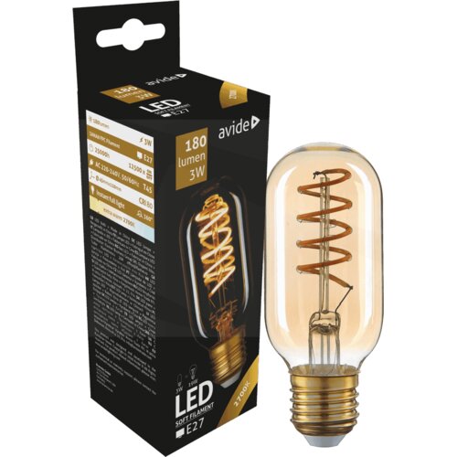 Avide Sijalica, LED 3W, E27, 2700K, 360&amp;deg;, 230V AC &amp;ndash; T45 3W E27 Slike