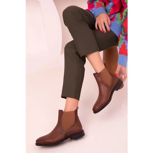 Soho Tan Women's Boots & Booties 17428