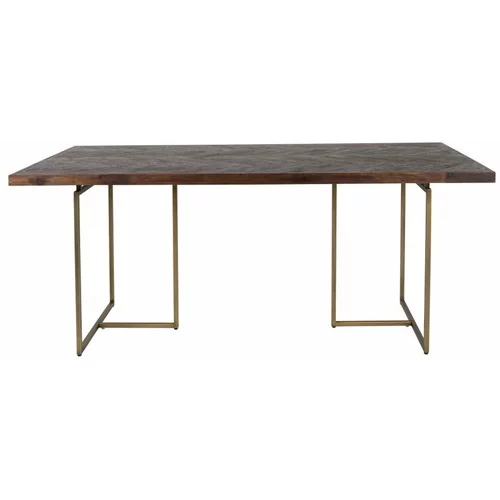 Dutchbone Jedilna miza z jekleno konstrukcijo Aron, 220 x 90 cm