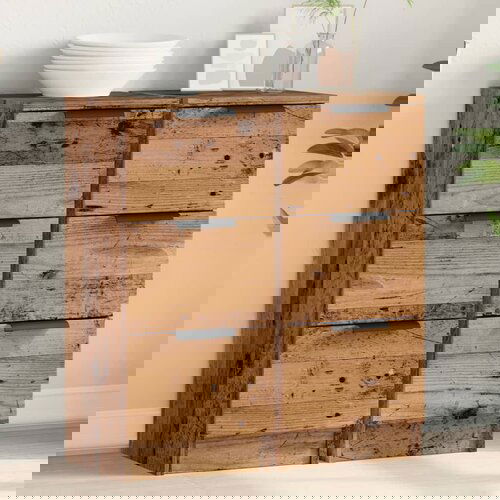 VidaXL Komoda 2 kom staro drvo 30x30x70 cm konstruirano drvo Slike