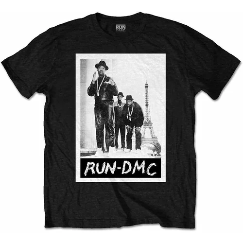 Run DMC Majica Paris Photo Unisex Black M