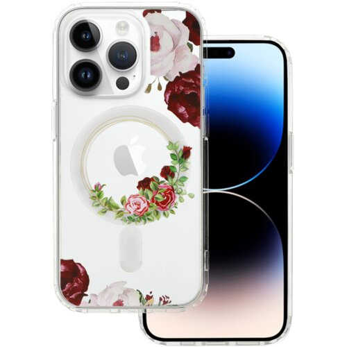 Clear Case Elite z MagSafe za iPhone 15 - rdeč Slike