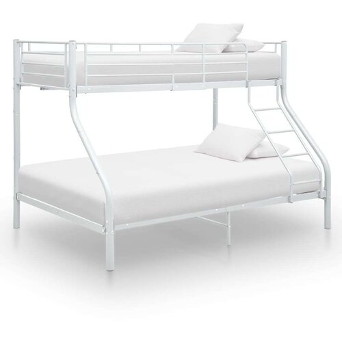 VidaXL posteljni okvir pograd bel kovinski 140x200/90x200 cm Slike