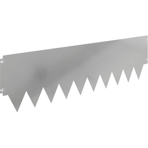 vidaXL Robovi trave 20 pcs 103 x 30 cm jeklo Srebrna, (5000301533) Cene