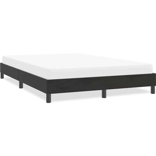 VidaXL Okvir kreveta bez madraca crni 140x210 cm bar&amp;scaron;un Slike
