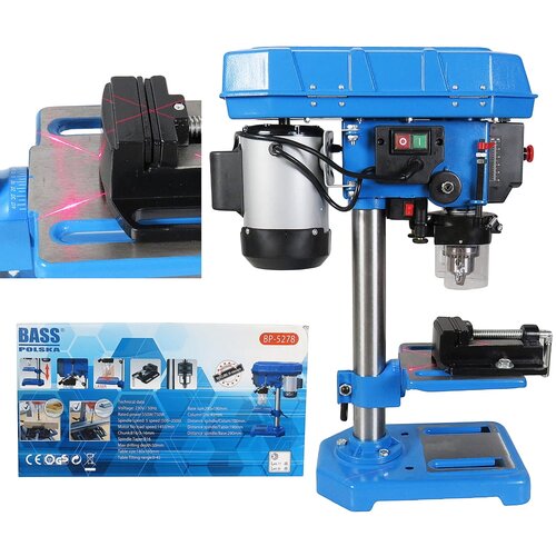 Namizni vrtalnik 16mm z laserjem + primež black friday Slike