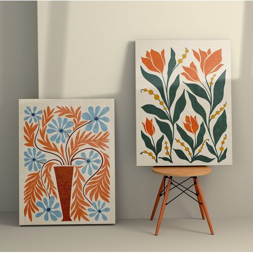 Wallity Zidna dekoracija 2KNV4375, 70 x 100cm, 2 komada Cene