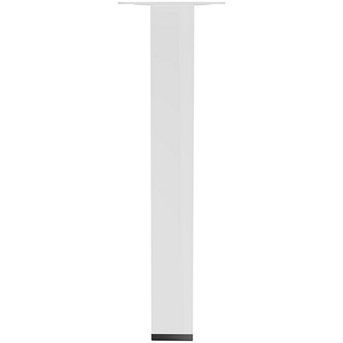WALTECO Noga za pohi&amp;scaron;tvo (Do x &amp;Scaron; x V: 25 x 2,5 x 20 cm, Nosilnost izdelka: 50 kg, Jeklo, Bela, Sijaj) Slike
