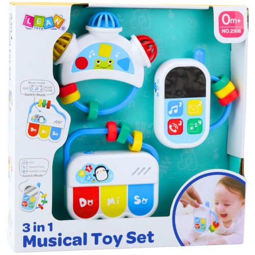  glazbeni set igračaka za bebe 3u1 - trio Slike