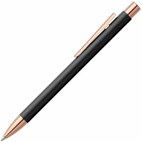 Faber-castell kemični svinčnik neo slim ballpoint m, zlato rožnat