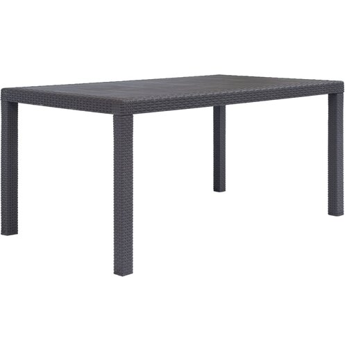 VidaXL Vrtni stol smeđi 150 x 90 x 72 cm plastika s izgledom ratana Slike