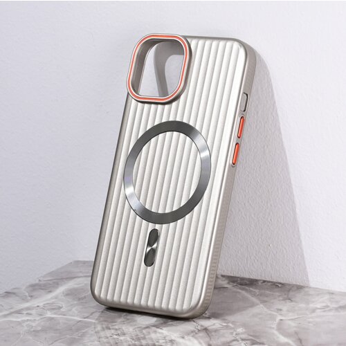 Torbica Magsafe Stripe za iPhone 14 6.1 siva Slike