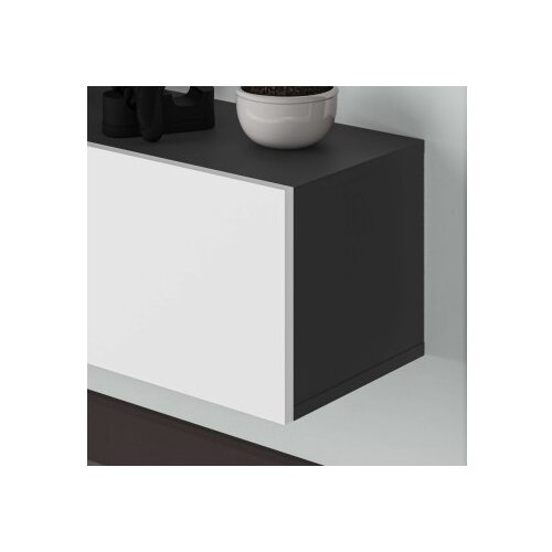 Hanah home tv polica francy 180 anthacite white Slike