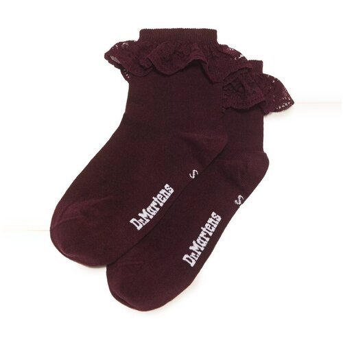 Dr. Martens Najlonke / Samostoječe nogavice Frill Sock Bordo Slike