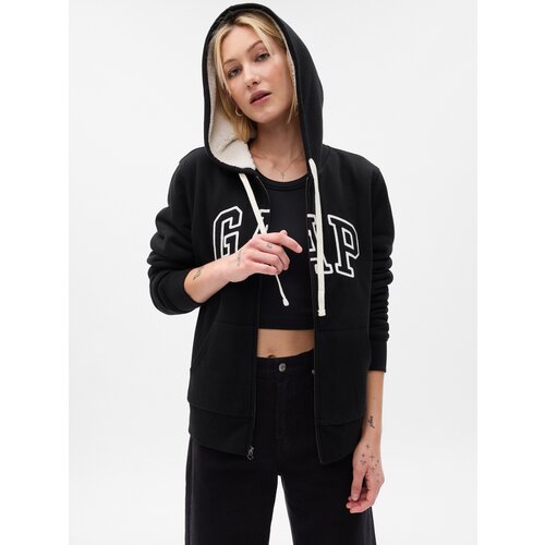 GAP Sherpa Logo Sweatshirt - Women Cene