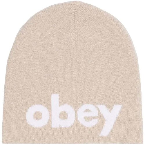 Obey Kape Lowercase Beanie Srebrna Slike