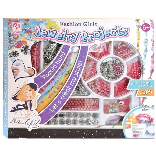 Magic Toys Jewelry Projects: DIY veliki set za izradu nakita u crvenim bojama s 200+ perli Cijene