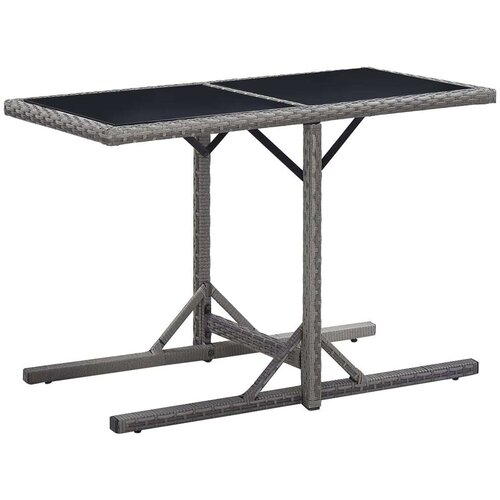  Vrtni stol antracit 110 x 53 x 72 cm stakleni i poliratan Cijene