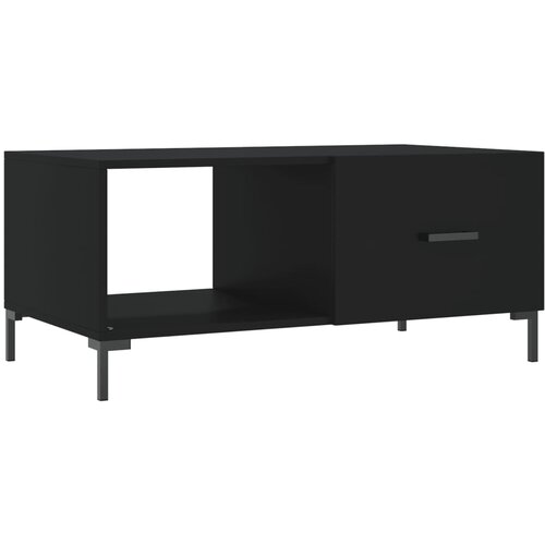 Maison Chic Klubska mizica - kavna mizica - Nizka mizica črna 90x50x40 inženirski les, (21755256) Cene