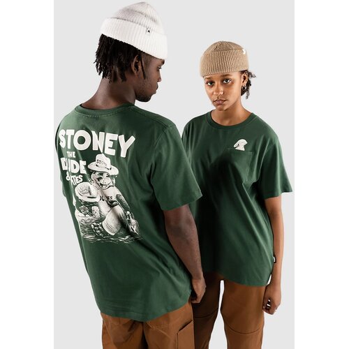 The Dudes Mates T-shirt bottle green Slike