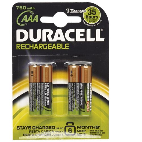  BATERIJA ZA PUNJENJE 1,2V AAA PK4 DURACELL HR03 BLISTER Slike