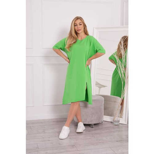 Kesi Oversize dress light green Slike