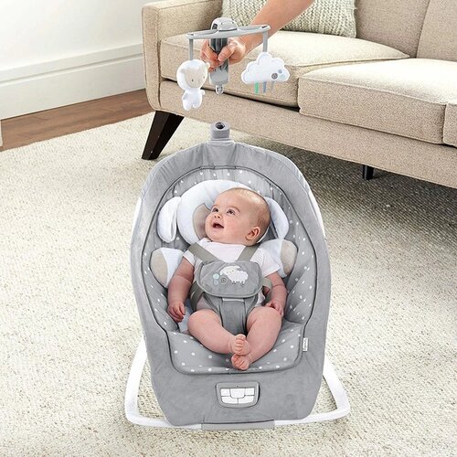 Kids II ležaljka rocking seat - cuddle lamb, 0-18kg SKU12118 Slike