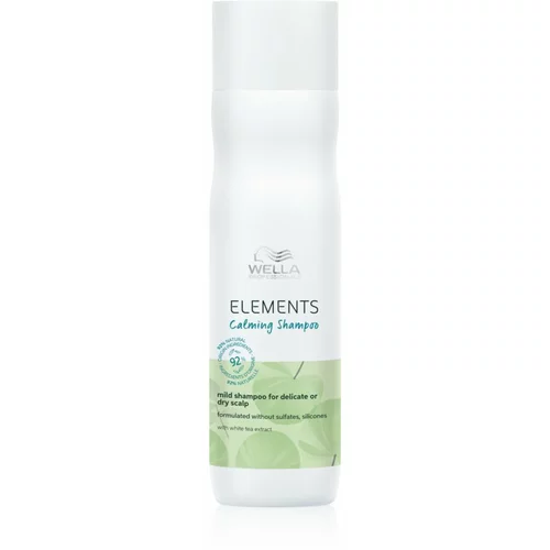 Wella Professionals Elements pomirjujoči šampon za občutljivo lasišče 250 ml