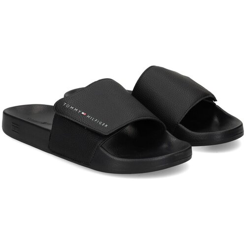 Tommy Hilfiger Mu&amp;scaron;ke papuče, Crne Slike