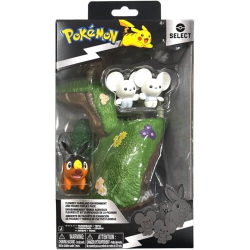 Pokemon set za igru s figuricom 15cm - Flowery farmland - Tandemaus and Tepig Cijene