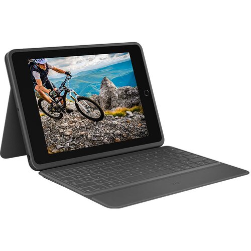 Logitech Rugged Folio za&amp;scaron;čitni ovitek z brezžično tipkovnico za iPad 10 palčni s slovenskimi tipkami Slike