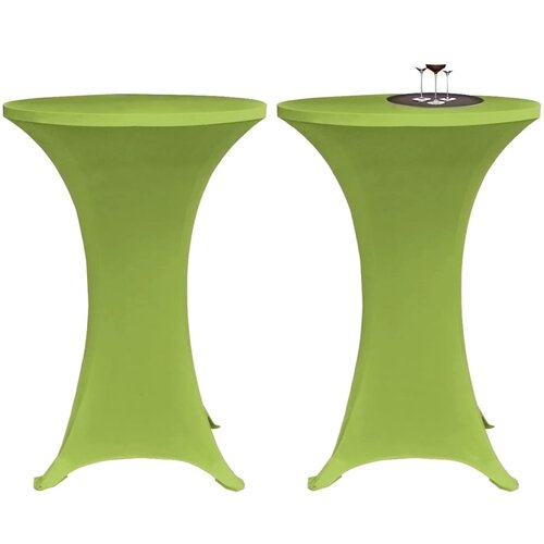 Maison Chic Prevleka za zunanjo pohištvo - Raztegljivo pregrinjalo za mizo 4 kosi 70 cm zeleno, (21795088) Cene