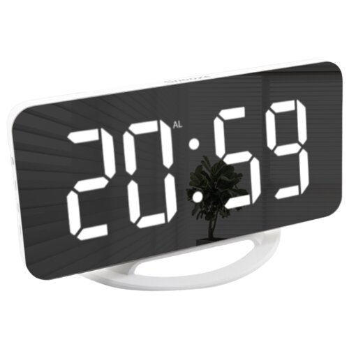 INF Digitalna budilka z zrcalno površino 3 stopnje svetlosti RGB barve, (21236352) Cene