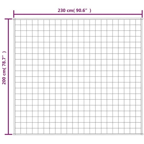  Te&amp;scaron;ka deka siva 200x230 cm 13 kg od tkanine Slike