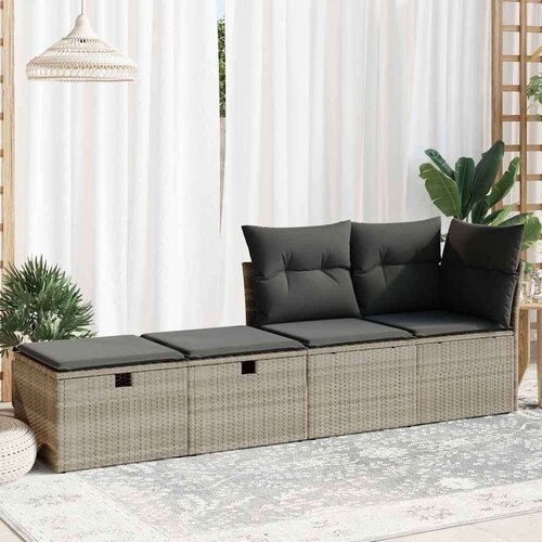 vidaXL 2-dijelni set vrtnih sofa s jastucima od poliratana i bagrem Cene