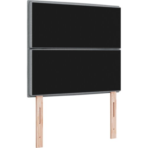  LED uzglavlje Linijski dizajn Svjetlosiva 80 cm Tkanina Slike