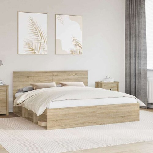  Okvir za krevet Sonoma 180 x 200 cm Čvrsto borovo drvo Cijene