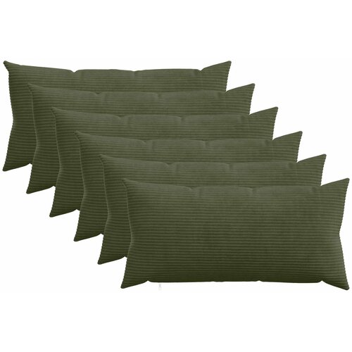  Presvlaka za jastuk 6 pcs HEERLEN Zelena 40 x 80 cm Kord Cene
