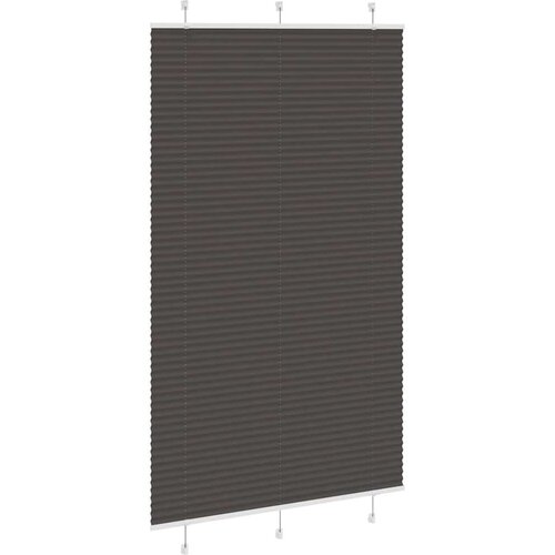 VidaXL Plisirana roleta crna 115x200 cm &amp;scaron;irina tkanine 114,4 cm Slike