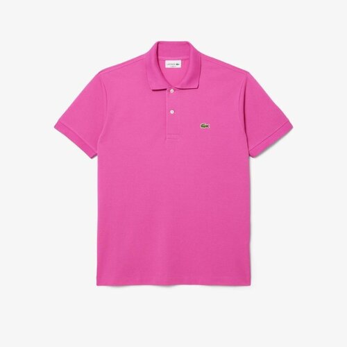 Lacoste L1212 SHORT SLEEVED RIBBED COLLAR S Ružičasta Slike