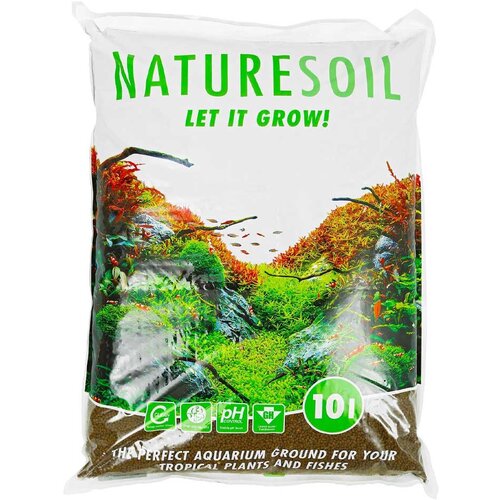 Aquadeco nature soil - braon - braon 10L Cene
