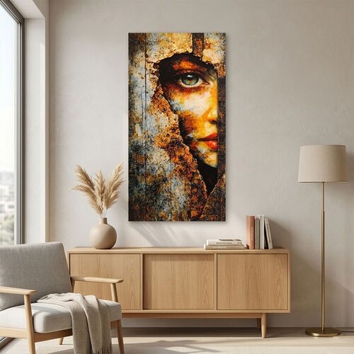 WALLXPERT Rusta - 33 x 68 Multicolor Decorative Framed MDF Painting Cene