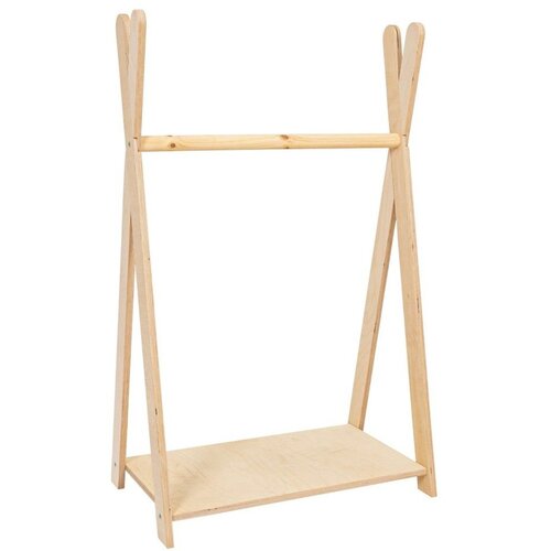 MeowBaby Dječja vje&amp;scaron;alica za kapute u dekoru bora u prirodnoj boji 60x97 cm Montessori - Slike