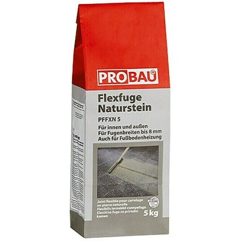 PROBAU Fleksibilna masa za fugiranje Naturstein (Bijele boje, 5 kg) Slike