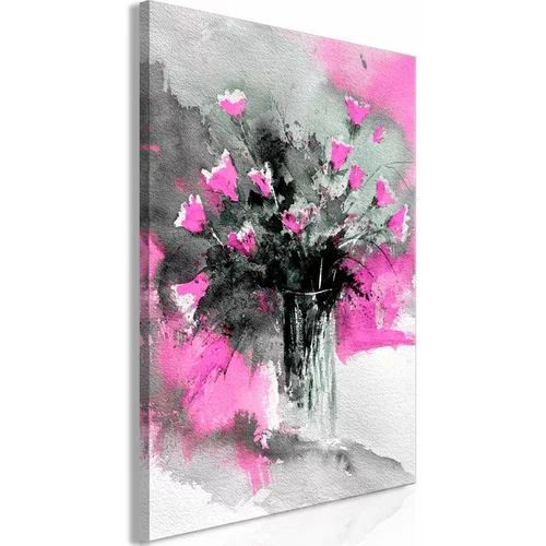  Slika - Bouquet of Colours (1 Part) Vertical Pink 60x90