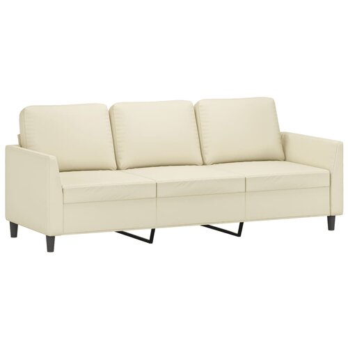 Maison Chic kavč - Sofa - Kanape krem 180 cm umetno usnje, (21726823) Slike
