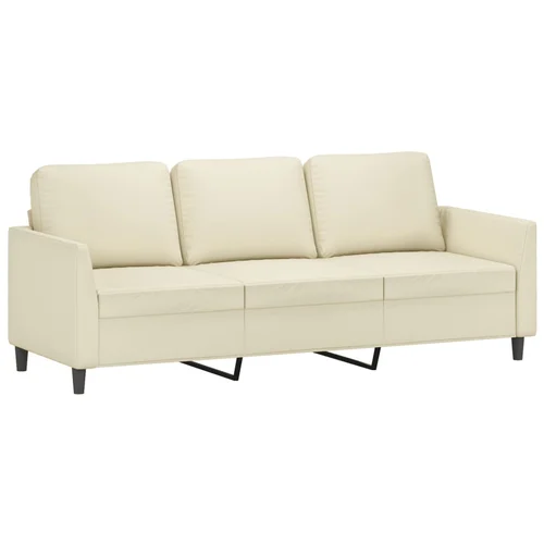 MAISON CHIC kavč - Sofa - Kanape krem 180 cm umetno usnje, (21726823)