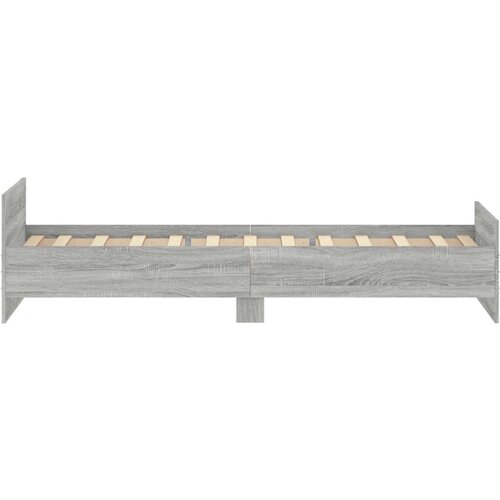  Okvir Za krevet boja hrasta 100x200 cm od konstruiranog drva Slike